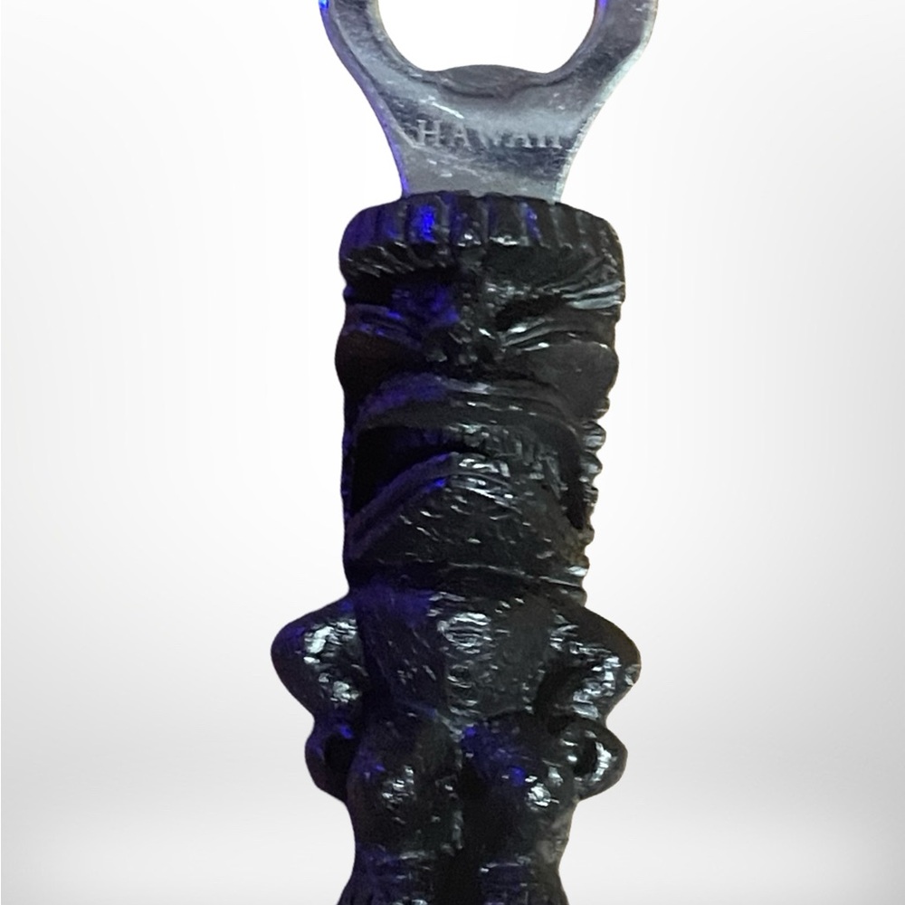 VTG Hawaii Tiki God Resin Bottle Opener Souvenir‎ Man Cave Bar 5.25" Collectible